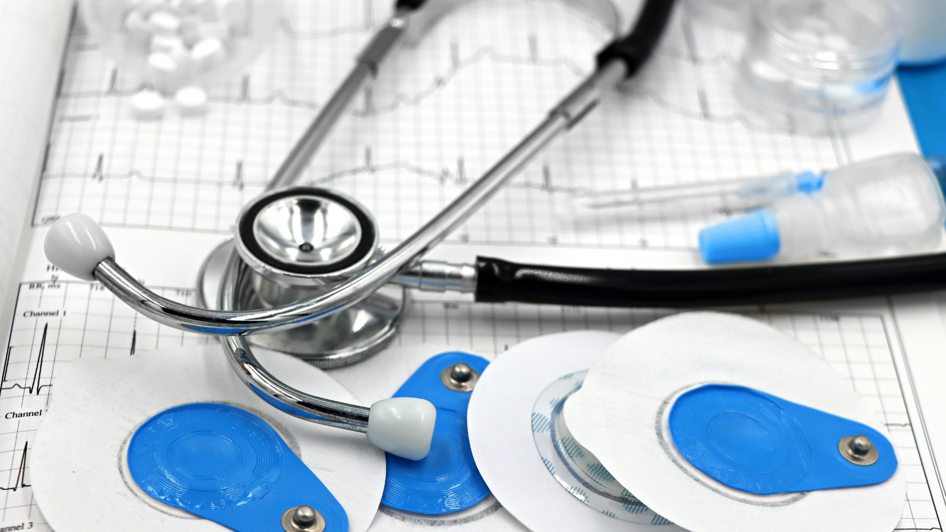 heart screening stock image